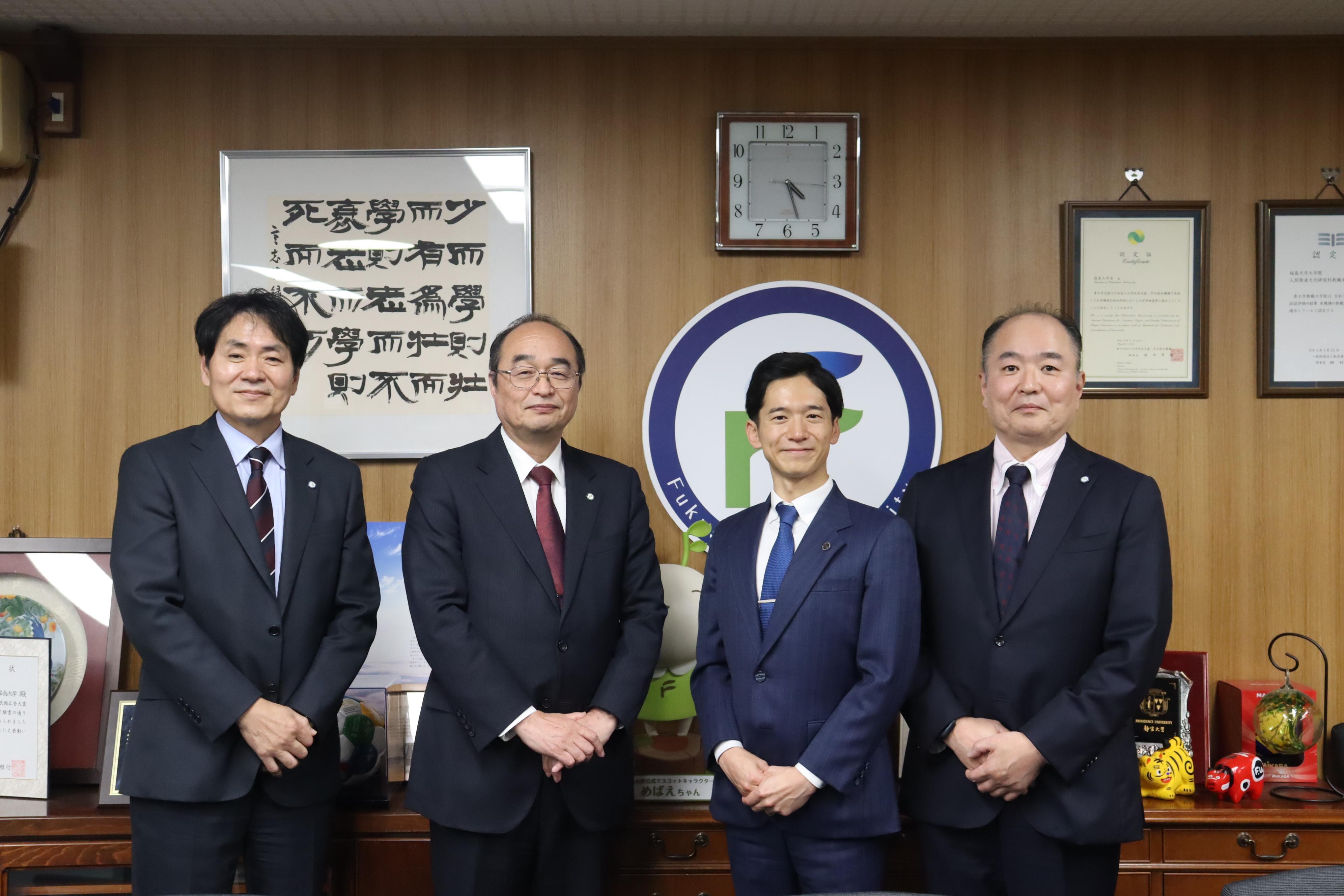 ⾺場福島市⻑が来訪されました｜福島大学